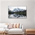 Picture of Mirror image of Mt Shuksan _GroupedProduct_Rectangle_Landscape_Photography _GroupedProduct_Rectangle_Landscape_Canvas_Framed_