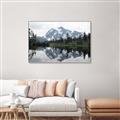 Picture of Mirror image of Mt Shuksan _GroupedProduct_Rectangle_Landscape_Photography _GroupedProduct_Rectangle_Landscape_Canvas_Framed_