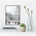 Picture of Snowy Bridge _GroupedProduct_Rectangle_Portrait_Photography _GroupedProduct_Rectangle_Portrait_Canvas_Framed_