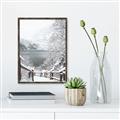 Picture of Snowy Bridge _GroupedProduct_Rectangle_Portrait_Photography _GroupedProduct_Rectangle_Portrait_Canvas_Framed_