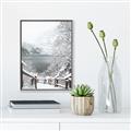 Picture of Snowy Bridge _GroupedProduct_Rectangle_Portrait_Photography _GroupedProduct_Rectangle_Portrait_Canvas_Framed_