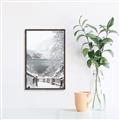 Picture of Snowy Bridge _GroupedProduct_Rectangle_Portrait_Photography _GroupedProduct_Rectangle_Portrait_Canvas_Framed_