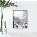 Picture of Snowy Bridge _GroupedProduct_Rectangle_Portrait_Photography _GroupedProduct_Rectangle_Portrait_Canvas_Framed_