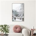 Picture of Snowy Bridge _GroupedProduct_Rectangle_Portrait_Photography _GroupedProduct_Rectangle_Portrait_Canvas_Framed_