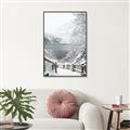 Picture of Snowy Bridge _GroupedProduct_Rectangle_Portrait_Photography _GroupedProduct_Rectangle_Portrait_Canvas_Framed_