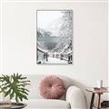 Picture of Snowy Bridge _GroupedProduct_Rectangle_Portrait_Photography _GroupedProduct_Rectangle_Portrait_Canvas_Framed_