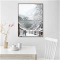 Picture of Snowy Bridge _GroupedProduct_Rectangle_Portrait_Photography _GroupedProduct_Rectangle_Portrait_Canvas_Framed_