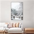 Picture of Snowy Bridge _GroupedProduct_Rectangle_Portrait_Photography _GroupedProduct_Rectangle_Portrait_Canvas_Framed_