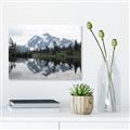 Picture of Mirror image of Mt Shuksan _GroupedProduct_Rectangle_Landscape_Photography _GroupedProduct_Rectangle_Landscape_Unframed_Print_Only_