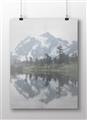 Picture of Mirror image of Mt Shuksan _GroupedProduct_Rectangle_Landscape_Photography _GroupedProduct_Rectangle_Landscape_Unframed_Print_Only_