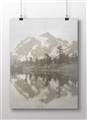 Picture of Mirror image of Mt Shuksan _GroupedProduct_Rectangle_Landscape_Photography _GroupedProduct_Rectangle_Landscape_Unframed_Print_Only_