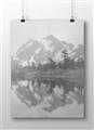Picture of Mirror image of Mt Shuksan _GroupedProduct_Rectangle_Landscape_Photography _GroupedProduct_Rectangle_Landscape_Unframed_Print_Only_