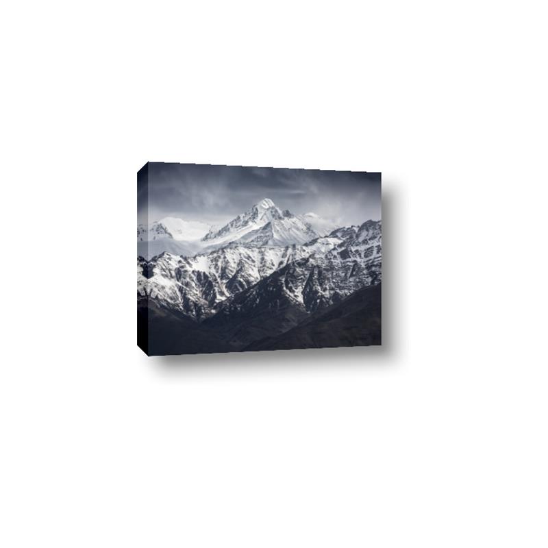 Picture of Snow Mountain with Blue Sky _GroupedProduct_Rectangle_Landscape_Photography _GroupedProduct_Rectangle_Landscape_Canvas_