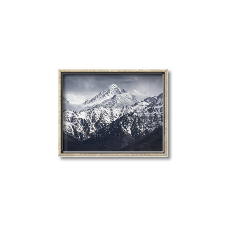Picture of Snow Mountain with Blue Sky _GroupedProduct_Rectangle_Landscape_Photography _GroupedProduct_Rectangle_Landscape_Canvas_Framed_
