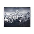 Picture of Snow Mountain with Blue Sky _GroupedProduct_Rectangle_Landscape_Photography _GroupedProduct_Rectangle_Landscape_Canvas_Framed_