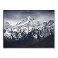 Picture of Snow Mountain with Blue Sky _GroupedProduct_Rectangle_Landscape_Photography _GroupedProduct_Rectangle_Landscape_Canvas_Framed_