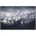 Picture of Snow Mountain with Blue Sky _GroupedProduct_Rectangle_Landscape_Photography _GroupedProduct_Rectangle_Landscape_Canvas_Framed_