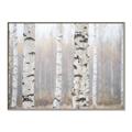 Picture of Birch forest in fog I _GroupedProduct_Rectangle_Landscape_Photography _GroupedProduct_Rectangle_Landscape_Canvas_Framed_