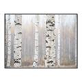 Picture of Birch forest in fog I _GroupedProduct_Rectangle_Landscape_Photography _GroupedProduct_Rectangle_Landscape_Canvas_Framed_