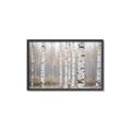 Picture of Birch forest in fog II _GroupedProduct_Rectangle_Landscape_Photography _GroupedProduct_Rectangle_Landscape_Canvas_Framed_