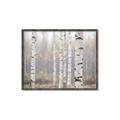 Picture of Birch forest in fog II _GroupedProduct_Rectangle_Landscape_Photography _GroupedProduct_Rectangle_Landscape_Canvas_Framed_