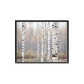 Picture of Birch forest in fog II _GroupedProduct_Rectangle_Landscape_Photography _GroupedProduct_Rectangle_Landscape_Canvas_Framed_
