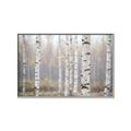 Picture of Birch forest in fog II _GroupedProduct_Rectangle_Landscape_Photography _GroupedProduct_Rectangle_Landscape_Canvas_Framed_