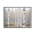 Picture of Birch forest in fog II _GroupedProduct_Rectangle_Landscape_Photography _GroupedProduct_Rectangle_Landscape_Canvas_Framed_