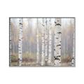 Picture of Birch forest in fog II _GroupedProduct_Rectangle_Landscape_Photography _GroupedProduct_Rectangle_Landscape_Canvas_Framed_