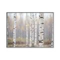 Picture of Birch forest in fog II _GroupedProduct_Rectangle_Landscape_Photography _GroupedProduct_Rectangle_Landscape_Canvas_Framed_