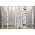 Picture of Birch forest in fog II _GroupedProduct_Rectangle_Landscape_Photography _GroupedProduct_Rectangle_Landscape_Canvas_Framed_