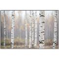 Picture of Birch forest in fog II _GroupedProduct_Rectangle_Landscape_Photography _GroupedProduct_Rectangle_Landscape_Canvas_Framed_