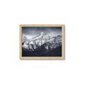 Picture of Snow Mountain with Blue Sky _GroupedProduct_Rectangle_Landscape_Photography _GroupedProduct_Rectangle_Landscape_Framed_Matted_