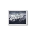 Picture of Snow Mountain with Blue Sky _GroupedProduct_Rectangle_Landscape_Photography _GroupedProduct_Rectangle_Landscape_Framed_Matted_