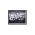 Picture of Snow Mountain with Blue Sky _GroupedProduct_Rectangle_Landscape_Photography _GroupedProduct_Rectangle_Landscape_Framed_Matted_