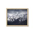 Picture of Snow Mountain with Blue Sky _GroupedProduct_Rectangle_Landscape_Photography _GroupedProduct_Rectangle_Landscape_Framed_Matted_