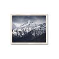 Picture of Snow Mountain with Blue Sky _GroupedProduct_Rectangle_Landscape_Photography _GroupedProduct_Rectangle_Landscape_Framed_Matted_