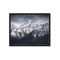 Picture of Snow Mountain with Blue Sky _GroupedProduct_Rectangle_Landscape_Photography _GroupedProduct_Rectangle_Landscape_Framed_Matted_