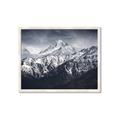 Picture of Snow Mountain with Blue Sky _GroupedProduct_Rectangle_Landscape_Photography _GroupedProduct_Rectangle_Landscape_Framed_Matted_