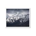 Picture of Snow Mountain with Blue Sky _GroupedProduct_Rectangle_Landscape_Photography _GroupedProduct_Rectangle_Landscape_Framed_Matted_