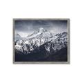 Picture of Snow Mountain with Blue Sky _GroupedProduct_Rectangle_Landscape_Photography _GroupedProduct_Rectangle_Landscape_Framed_Matted_