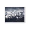Picture of Snow Mountain with Blue Sky _GroupedProduct_Rectangle_Landscape_Photography _GroupedProduct_Rectangle_Landscape_Framed_Matted_