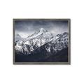 Picture of Snow Mountain with Blue Sky _GroupedProduct_Rectangle_Landscape_Photography _GroupedProduct_Rectangle_Landscape_Framed_Matted_