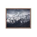 Picture of Snow Mountain with Blue Sky _GroupedProduct_Rectangle_Landscape_Photography _GroupedProduct_Rectangle_Landscape_Framed_Matted_