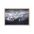 Picture of Snow Mountain with Blue Sky _GroupedProduct_Rectangle_Landscape_Photography _GroupedProduct_Rectangle_Landscape_Framed_Matted_
