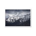 Picture of Snow Mountain with Blue Sky _GroupedProduct_Rectangle_Landscape_Photography _GroupedProduct_Rectangle_Landscape_Framed_Matted_