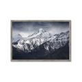 Picture of Snow Mountain with Blue Sky _GroupedProduct_Rectangle_Landscape_Photography _GroupedProduct_Rectangle_Landscape_Framed_Matted_