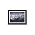 Picture of Snow Mountain with Blue Sky _GroupedProduct_Rectangle_Landscape_Photography _GroupedProduct_Rectangle_Landscape_Framed_Matted_