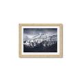 Picture of Snow Mountain with Blue Sky _GroupedProduct_Rectangle_Landscape_Photography _GroupedProduct_Rectangle_Landscape_Framed_Matted_