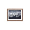 Picture of Snow Mountain with Blue Sky _GroupedProduct_Rectangle_Landscape_Photography _GroupedProduct_Rectangle_Landscape_Framed_Matted_